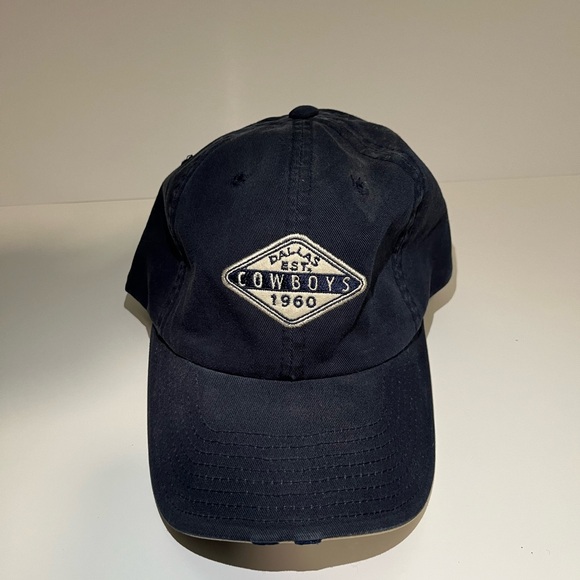 Dallas Cowboys Hat Cap Strapback Blue Adjustable Embroidered NFL American Needle - Picture 9 of 9